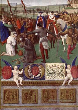 Le Martyre de St Jacques Le Grand Jean Fouquet Peinture à l'huile